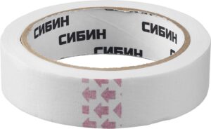 СИБИН 25мм х 25 м, креповый, Малярный скотч (12111-25)