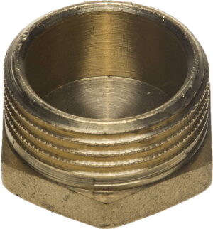 GENERAL FITTINGS 1″, наружная резьба латунь, заглушка (51098-S-1)