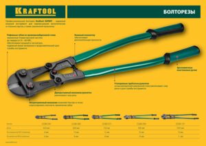 KRAFTOOL Kayman 450 мм, Болторез (23280-045)