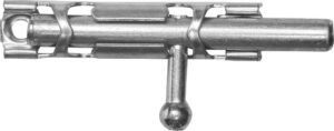 ЗТ-19305 65 мм, покрытие белый цинк, накладная задвижка (37730-65)