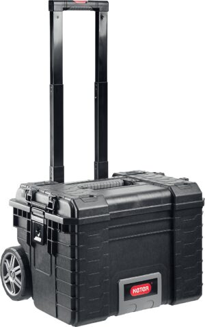 KETER GEAR CART, 564 х 465 х 480 мм, (22″), пластиковый ящик-тележка на колесах (38370)