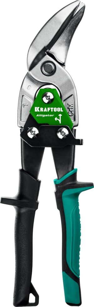 KRAFTOOL Alligator 250 мм, Левые усиленные ножницы по металлу с выносом (2328-OL)