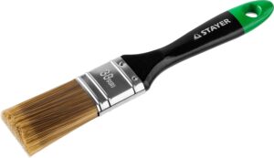 STAYER AQUA-KANEKARON 38 мм, 1,5″ искусственная щетина, деревянная ручка, Плоская кисть (0106-038)
