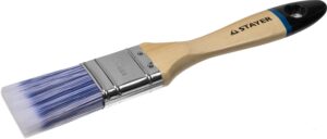 STAYER AQUA 38 мм, 1,5″ искусственная щетина, деревянная ручка для воднодисперсионных и акриловых ЛКМ, Плоская кисть, EURO (01062-038)