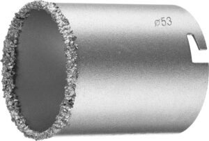 KRAFTOOL 53 мм, L 55 мм, карбид вольфрама, кольцевая коронка (33401-33)