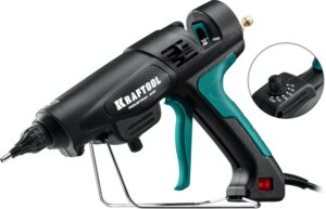 KRAFTOOL Industrial 400, d 11 - 12 мм, 50 г/мин, 130-230 С, пистолет термоклеевой электрический (06843-300-12)